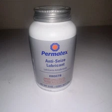 Permatex 80078 Anti-Seize Lubricant with Brush Top Bottle 8 oz High Temperature