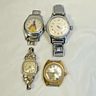 Vintage Geneve Disney Timex Watch Lot For Parts