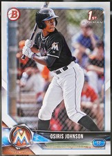 2018 Bowman Draft #BD-103 Osiris Johnson Baseball VG