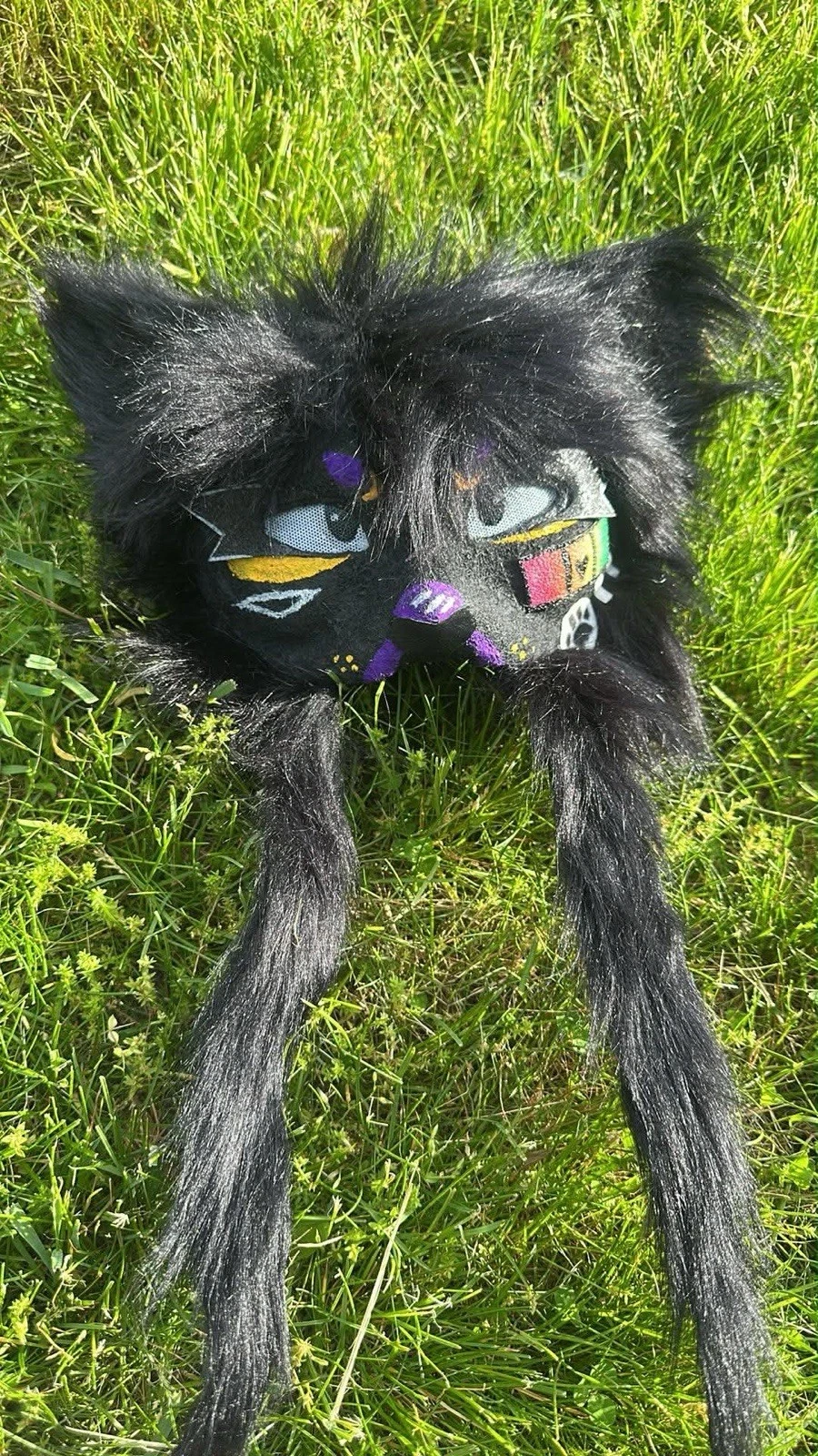 Scene Black Cat Mask Therain Furry Costume Masquerade Punk Summer Cool