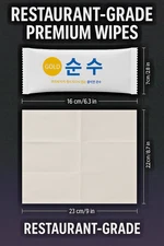 Restaurant-Grade Wet Wipes 800 Pack | Extra Thick | Individually Wrapped Bulk