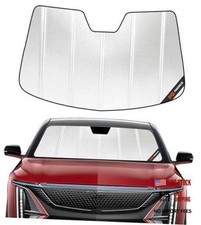 Windshield Sun Shade for Cadillac Silver Diamond Pattern for Lyriq 2023-2026