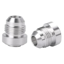 8AN Male Weld On Fitting Bung Adapter for Fuel Oil Hose Tank 8AN - 2PCS