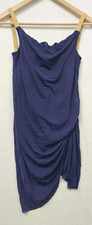 Dance and Sway Rumba Spaghetti Straps Latin Dance Practice Dress, Navy SZ: Small