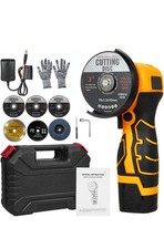 Cordless Angle Grinder Electric Grinding Tool Mini Grinder wth 2pc 16.8V Battery