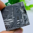 Aletai Iron Meteorite Cube Altay iron meteorite Cube etched pattern 96g 24mm — photo 7