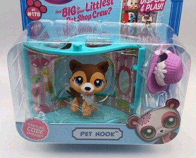 Littlest Pet Shop Pet Nook Hat Boutique G7 #178 Brown Sheppard Dog