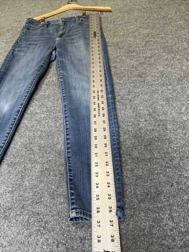 American Eagle Women’s Skinny Blue Jeans Super Stretch Size 8 Short - Picture 6 of 14