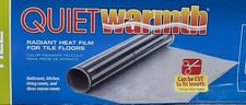 QuietWarmth 120V Radiant Heat Film For Tile 18”x5’ Underfloor Heating 