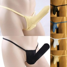 Men Underpants Men Pouch Sheath Bikini Briefs Underpants Bulge Underwear Waist