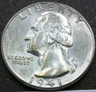 US 1941 Washington Quarter **