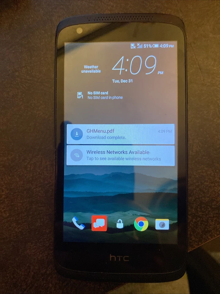 HTC 526 Desire 4G LTE 8MP Verizon Android Black Smartphone Excellent - Image 2 of 4