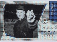 Whitey Ford 2021 Panini Mosaic #EOP2 Eyes on the Prize White #/25