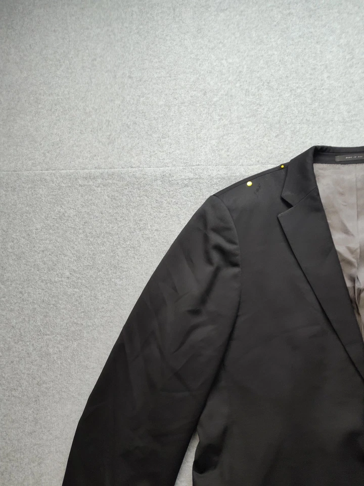 Blazer BOSS Hugo Boss Chaqueta Para Hombres 40R Negro Reda Super 100 Lana Hecho en EE. UU. Foto 2 de 4