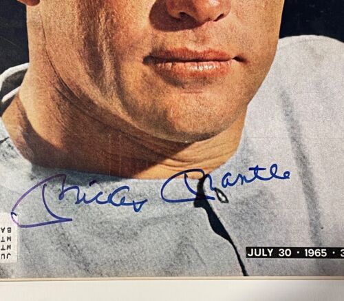 1965 Mickey Mantle Signed Life Magazine. New York Yankees. JSA - Picture 2 of 5