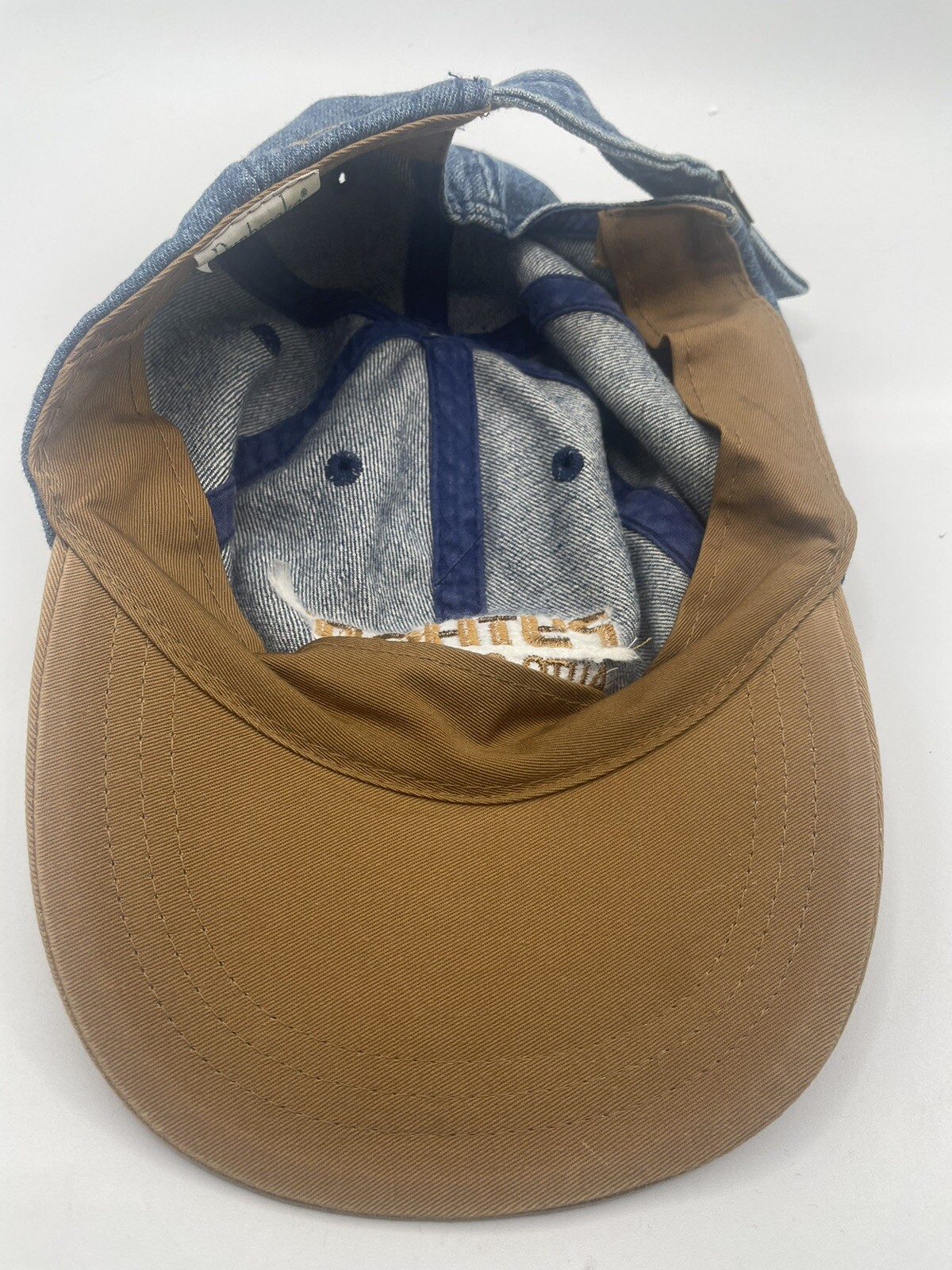 Vintage Dunbrooke python auto security denim stra… - image 7