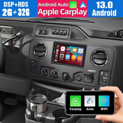 Android 13 CarPlay GPS Navi Car Stereo Wifi Radio For Ford E-150 E-250 2009-2013