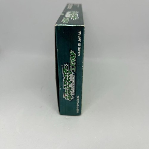 Gameboy Advance Pokemon Esmeralda Nintendo GBA Japonés Ver Caja Auténtica Probada - Imagen 4 de 6