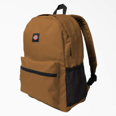 Dickies Essential Backpack Bag, DZ22ABD Brown Duck Color New 17 x 13 x 5.7