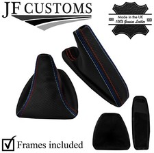 Rotes Und Tri-Stich Perforiertes Leder Set + Rahmen F&uuml;r BMW E90 E92 E93 Neu