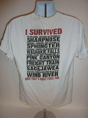 Wind River Canyon Wyoming T-Shirt Large C-5