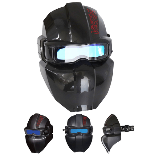 Paralume Auto Oscurante Saldatura Occhiali Servore Arcshield-2 Visiere Nero Made Korea - Foto 1 di 7