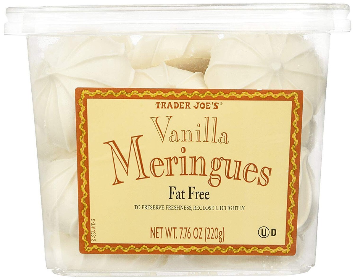 トライアルセット・サンプル by.muhly SKIN SOFTENING MERINGUE CREAM 6 Packs Trader Joe's Vanilla Meringues Cookies Fat Free 7.75 oz