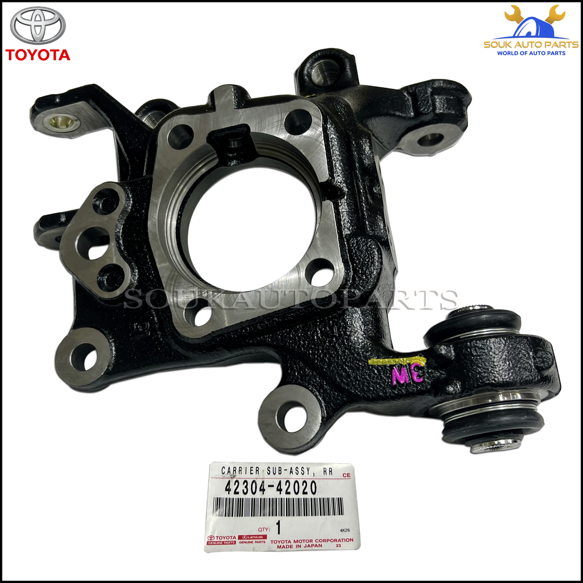 42304-42020 Genuine Toyota CARRIER SUB-ASSY, REAR AXLE, RH