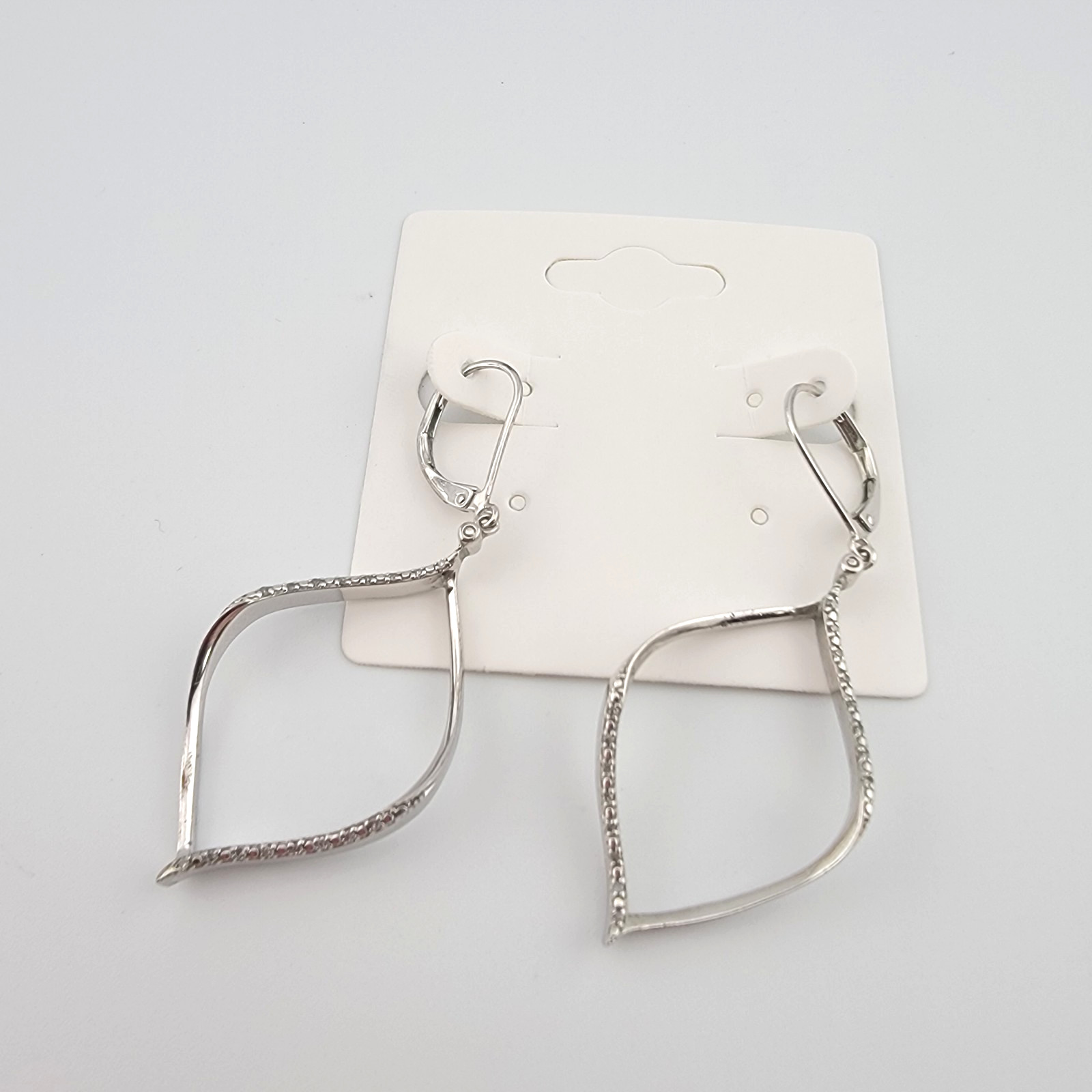 BR SUN  Drop Dangle Rhinestone Earrings.