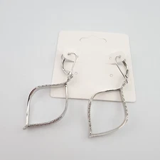 BR SUN  Drop Dangle Rhinestone Earrings.