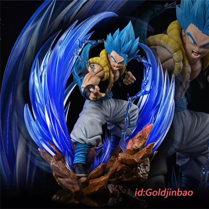 1/6 Scale Super Saiyan Blue Gogeta with LED - Dragon Ball Resin