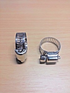 1 par 1//2/" ~ 3//4/" Línea De Combustible De Acero Ajustable Abrazaderas de Manguera Clip de gusano
