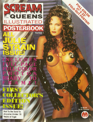 Scream Queens Illustrated Posterbook 1 All Julie Strain Issue Poster NM