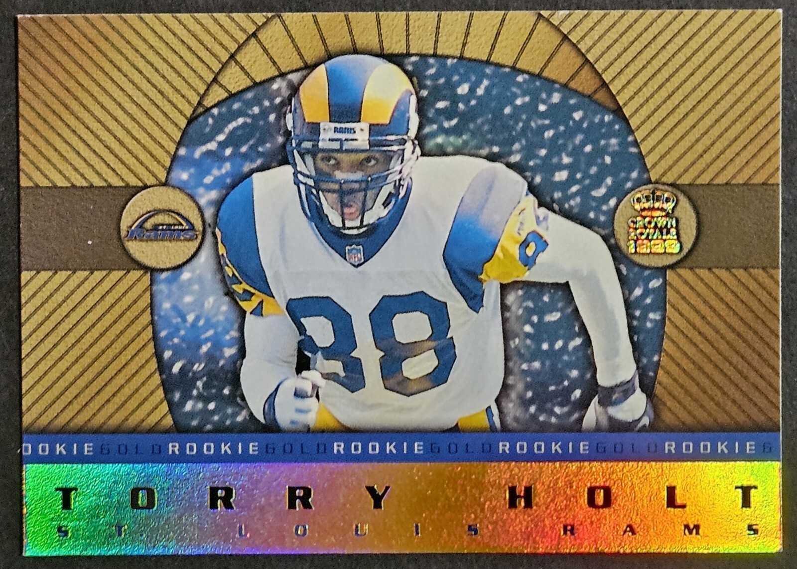 Torry Holt Pacific Crown Royale #22 Rookie Gold Die-Cut