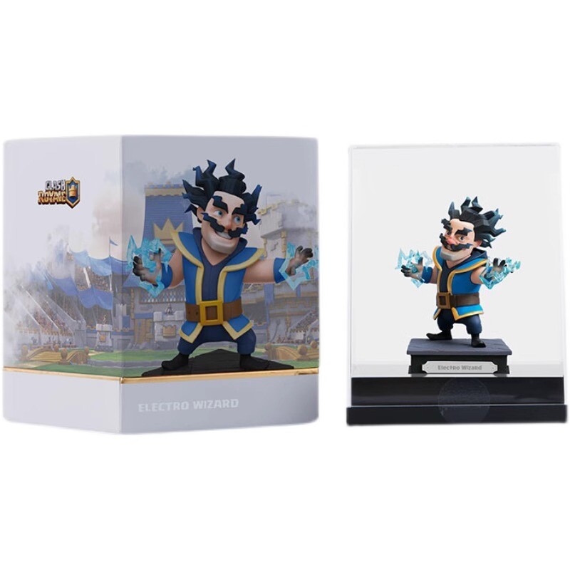 NEW COC Clash of Clans Electro Wizard Figure Official Version 12cm