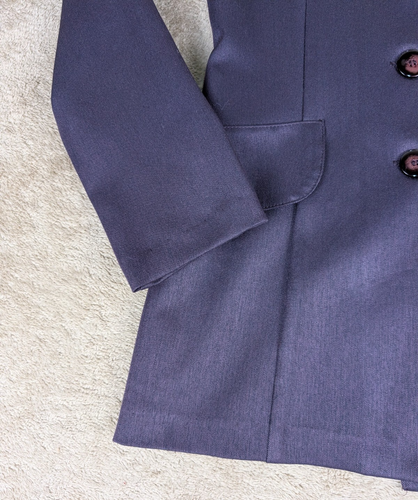 VTG La Belle Women's Long Purple Blazer Chest 36" Length 28.5" Made in USA EUC - Picture 10 of 18