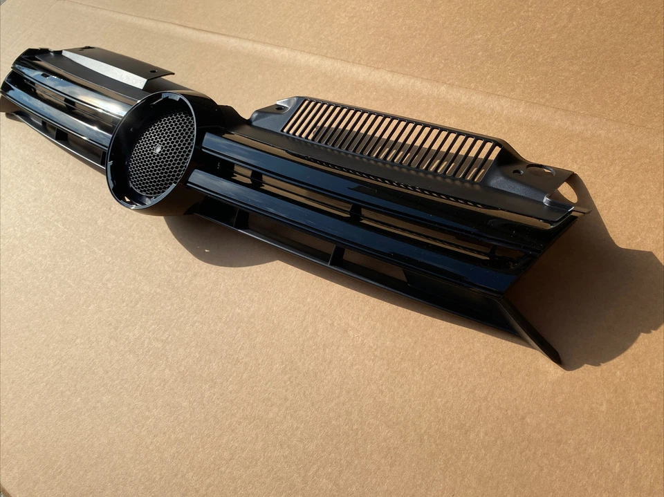 Parachoques delantero para Volkswagen Jetta Wagen 2011-2014 parrilla negra Sportwagon Foto 4 de 4