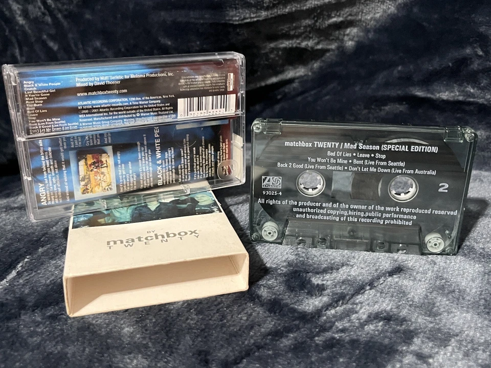 Matchbox Twenty Mad Season Thai Special Edition Cassette Tape (Atlantic 2000) Foto 4 de 4