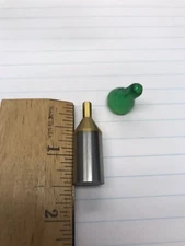 1 Pc. .1425 X 1/2” SHANK X 1-1/2” oal HEX ROTORY BROACH W/TIN COATING