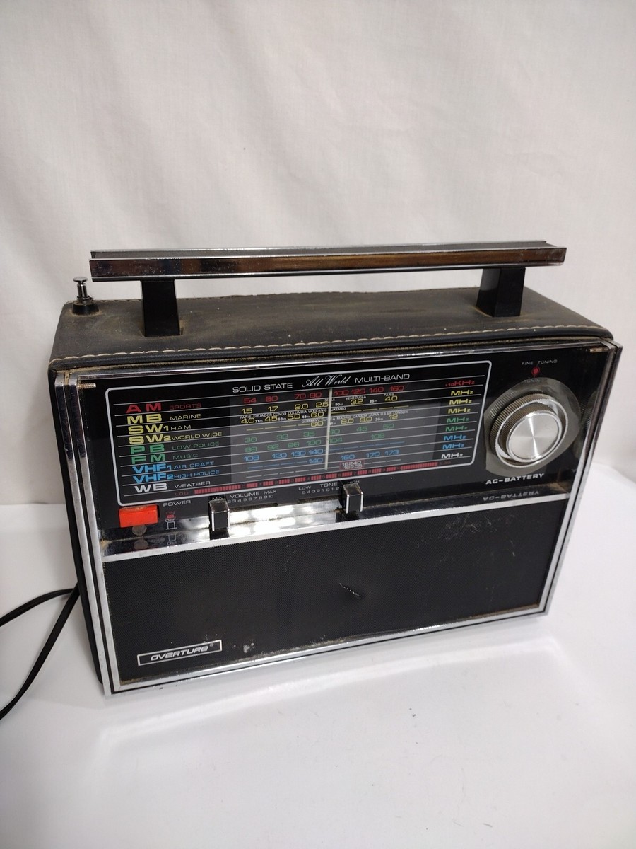 Overture Solid-state Multi Band Vintage Works Radio Made in Overture Solid-state Multi Band Vintage Works Radio Made in