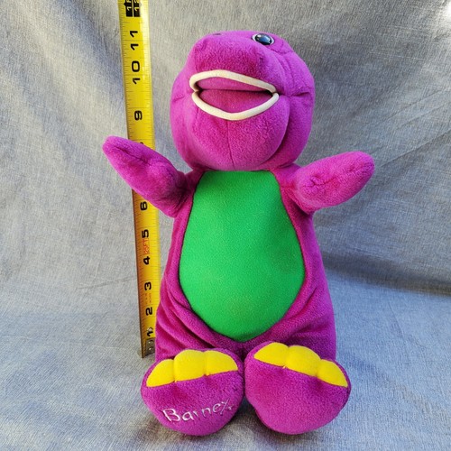 Fisher Price 2001 Magical Friends Barney 14in Stuffed Plush Lights Sings Works - Picture 12 of 12