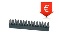 15-Teiliger Kreuzschlitz Bitsatz Pozidriv Pz 2 Kunststoffhalter S2 Stahl Bits