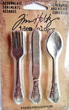 NEW Tim Holtz Idea-ology Embellishments Metal Mixed Media PICK ONE OF 24 TYPES!