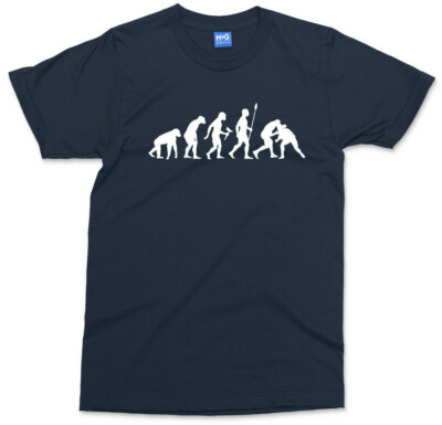 Wrestling T-shirt Funny Wrestler Evolution Grappling MMA Martial Arts Training
