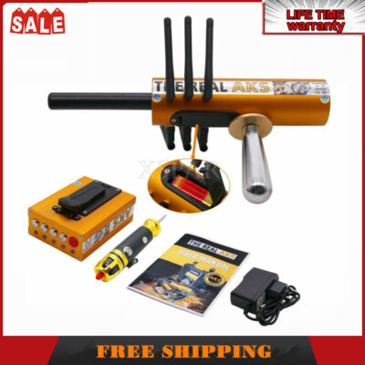 The Real AKS Long Range Gold Detector Golden Plastic Case for Gold  +  #WD8