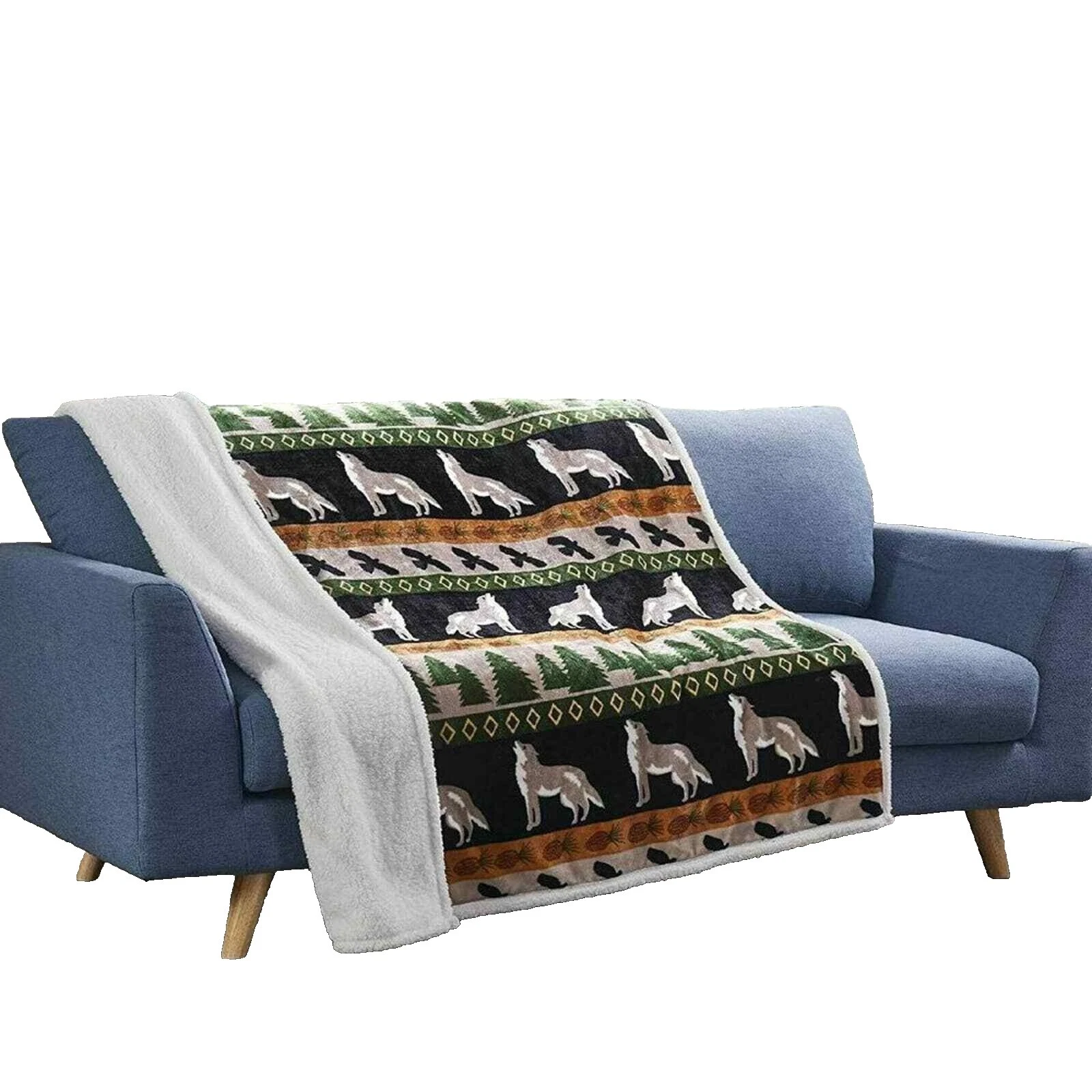 Colchas tejidas y Franela tiran Mantas