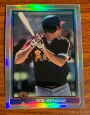 1998 Bowman Chrome Reprint Refractor #26 Tim Salmon California Angels Used