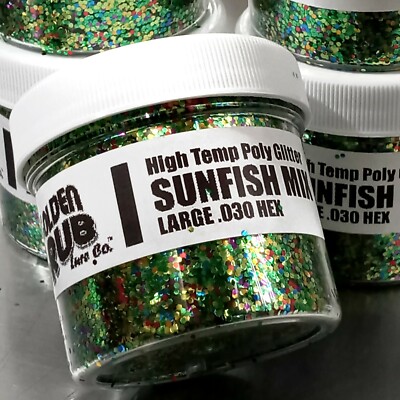 NEW 2 OZ. Jar HOT PINK High Temp Glitter .030 Hex Fishing - Foto 10
