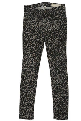 Rag & Bone Damen Jeans W24 L30 24/30 schwarz grau animalprint skinny Stretch - Bild 1 von 4