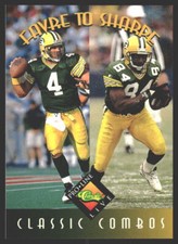 Brett Favre / Sterling Sharpe #392 1994 Pro Line Live Green Bay Packers